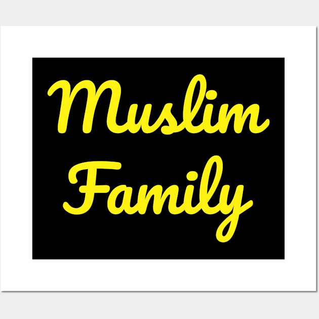 Muslim Family Wall Art by ahmadzakiramadhan